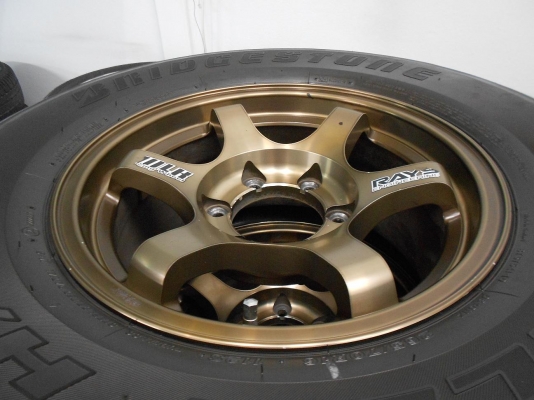 ขายล้อแม็ก TE37 ขอบ 16 (6/139.7)พร้อมยางบริดสโตน 265/70/16 สวยๆ 1 ชุด/เทิร์นได้-ใส่ฟรีค่ะ