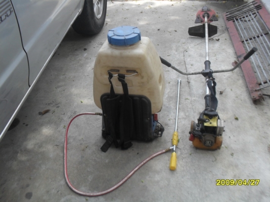 ขาย เครื่องตัดหญ้าญี่ปุ่น พร้อมเครื่องฉีดน้ำสะพายหลัง