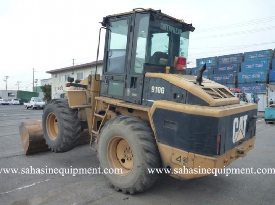 รถตักล้อยาง CAT 910G บจก.สหสินอีควิปเม้นท์ โทร.081-5851880, 02-5168100-1 www.sahasinequipment.com