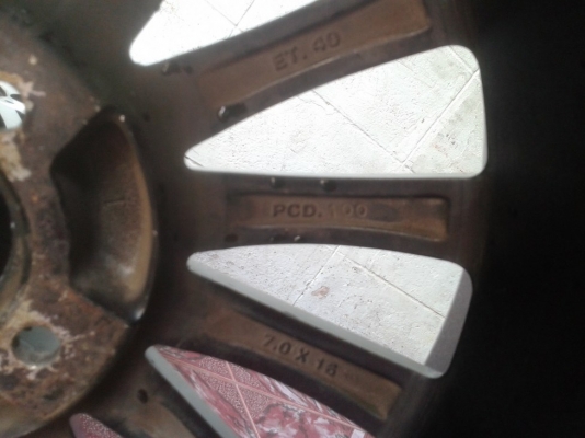 ล้อvip16"4รู100 กว้าง7" ET40สวยๆ,ไม่ค้ด,ไม่ดุ่ง(ยกชุด 6,000บ.)