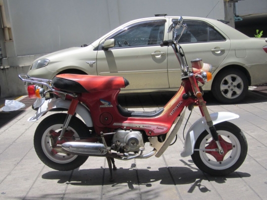 นัดไว้ก็ไม่มากันขายต่อ.. Honda Chaly 50cc.ไฟบนแท้สวยเดิมบางๆไม่เคยทำสี แท้รง.เกือบ100\% วิ่งดีพร้อมใช้ ช้าอด กทม.