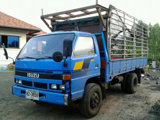 ISUZU KS 21 เครื่อง 165 HP 6BD1 กระบะคอกเหล็กความยาว 4.50 เมตร ช่วงล่างอย่างใหญ่คานหน้า F เฟืองท้าย F ครบพร้อม เครื่องแห้งแรงดีลงเล่มครบถูกต้อง หัวเก๋ง NPR 115 สภาพสวยภายในเก๋งคอนโซลครบพร้อม พวงมาลัยเพาเวอร์ ช่วงล่างคัชซีสวยไม่มีผุ ยาง 8.25 ขอบ 16 สภาพดี