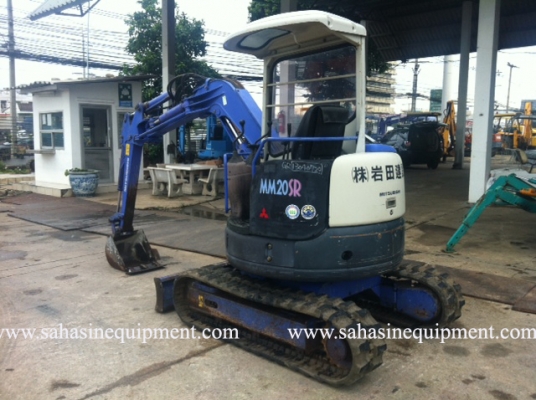 รถขุด MITSUBISHI MM20 รถนอก บจก.สหสินอีควิปเม้นท์ โทร.081-5851880, 02-5168100-1 www.sahasinequipment.com