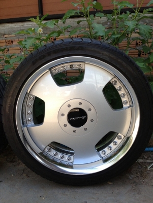 ขายล้อแท้ W.WORK EUROLINE DH2 ขอบ 18 ใส่ 4,5 รู 114.3 สภาพสวยมาก พร้อมยาง 19,000 บาท