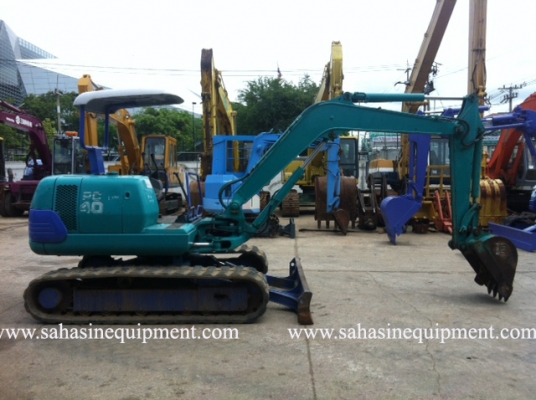รถขุด PC40-7 S/N 213XX บจก.สหสินอีควิปเม้นท์ โทร.081-5851880, 02-5168100-1
