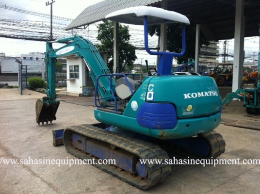 รถขุด PC40-7 S/N 213XX บจก.สหสินอีควิปเม้นท์ โทร.081-5851880, 02-5168100-1