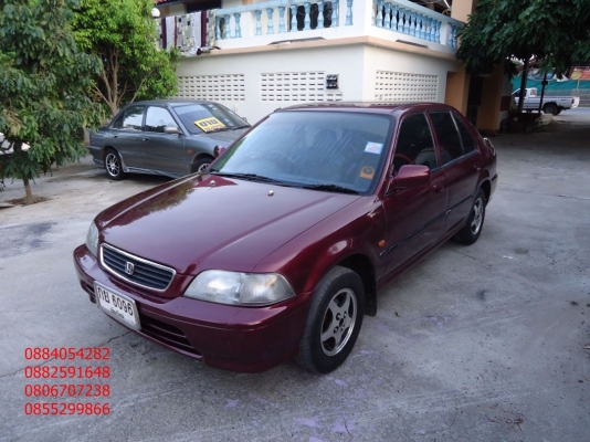 ขาย Honda city สีแดง ปี1996 ราคา 118,000 บาท +++++++++