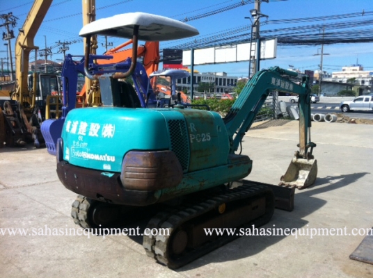 รถขุด PC25-1 S/N 63XX บจก.สหสินอีควิปเม้นท์ โทร.081-5851880, 02-5168100-1 www.sahasinequipment.com รถขุด PC25-1 S/N 63XX บจก.สหสินอีควิปเม้นท์ โทร.081-5851880, 02-5168100-1 www.sahasinequipment.com