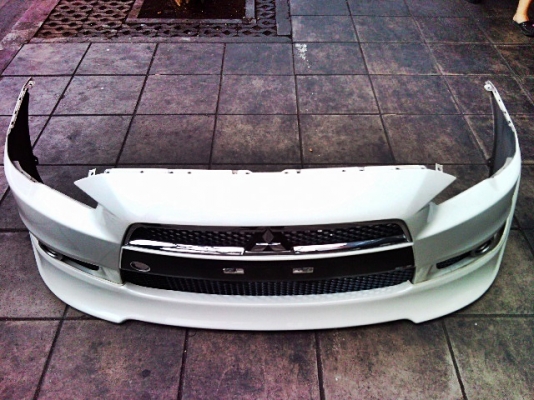 @@@ ขาย กันชนหน้าแท้ Mitsubishi EX พร้อมสปอร์่ตไลท์ @@@