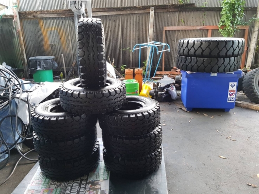 ขายยางลมรถยกโฟล์คลิฟท์ ญี่ปุ่น ไต้หวัน ถูกและดี