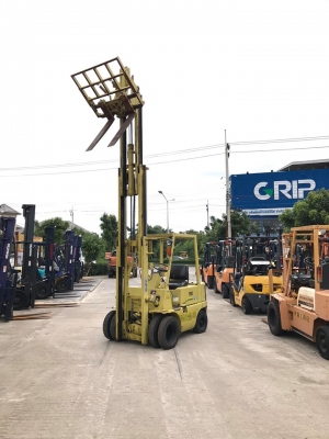 ขายถูกมาก Mitsubishi FG15 ขนาดยก1.5ตัน เสาสามท่อนยกสูง4เมตร ฟูลฟรีดข้าตู้ เครื่องยนต์เบนซิล