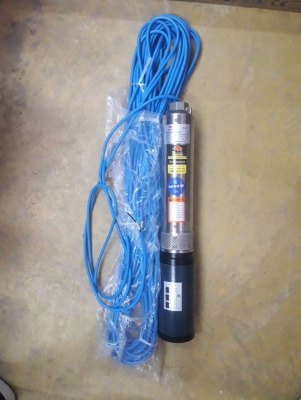 ปั๊มดูดน้ำบาด ปั๊มน้ำซับเมิส โซล่าเซลล์  Dc ZB-4SS90v. 750วัตต์