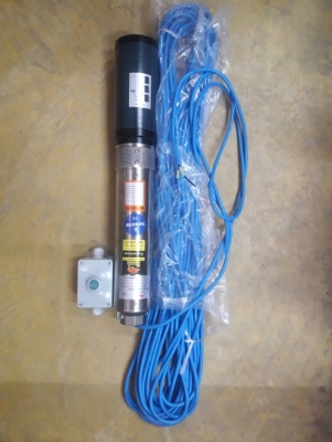 ปั๊มดูดน้ำบาด ปั๊มน้ำซับเมิส โซล่าเซลล์  Dc ZB-4SS90v. 750วัตต์