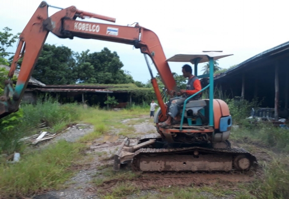 ขาย แบคโฮ KOBELCO SK50UR เครื่องดี ปั้มดี ช่วงล่างเต็ม รถใช้งานอยู่ เอกสารใบอินวอยซ์