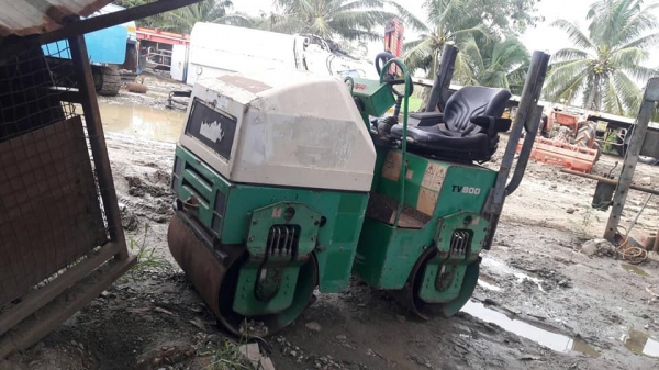 SALE* FROM NETHERLANDS ขายถูกด่วนๆTEREX -TV800KRF /รถบดหน้าเหล็ก-หลังเหล็ก/สั่นสะเทือนหน้า-หลัง/เลี้ยวเอว