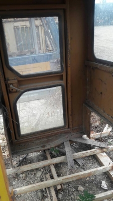 SALE FROM JAPANขายถูกด่วนๆ หัวเก๋งรถตัก /CABIN MITSUBISHI WS400* สินค้าเก่านอก ขายตามสภาพ