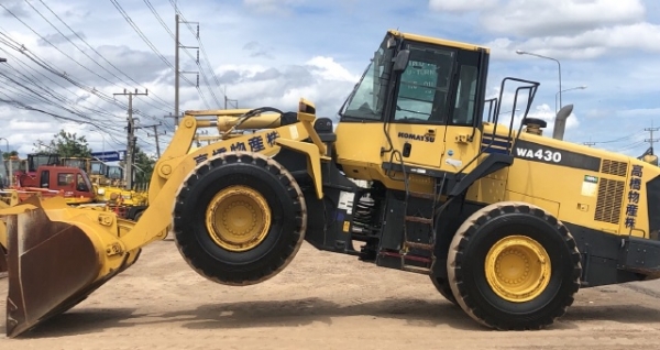ขายรถตักล้อยาง KOMATSU WA430-6 นำเข้าเองจากญี่ปุ่น สวยพร้อมใช้ มีVDOการทำงานครับ