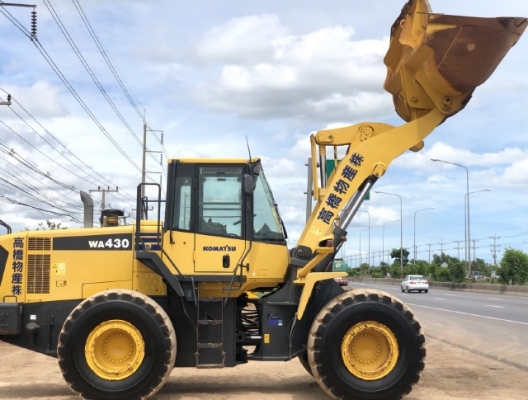 ขายรถตักล้อยาง KOMATSU WA430-6 นำเข้าเองจากญี่ปุ่น สวยพร้อมใช้ มีVDOการทำงานครับ