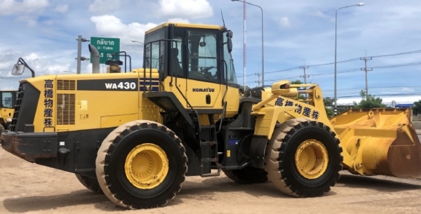 ขายรถตักล้อยาง KOMATSU WA430-6 นำเข้าเองจากญี่ปุ่น สวยพร้อมใช้ มีVDOการทำงานครับ