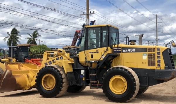 ขายรถตักล้อยาง KOMATSU WA430-6 นำเข้าเองจากญี่ปุ่น สวยพร้อมใช้ มีVDOการทำงานครับ ขายรถตักล้อยาง KOMATSU WA430-6 นำเข้าเองจากญี่ปุ่น สวยพร้อมใช้ มีVDOการทำงานครับ