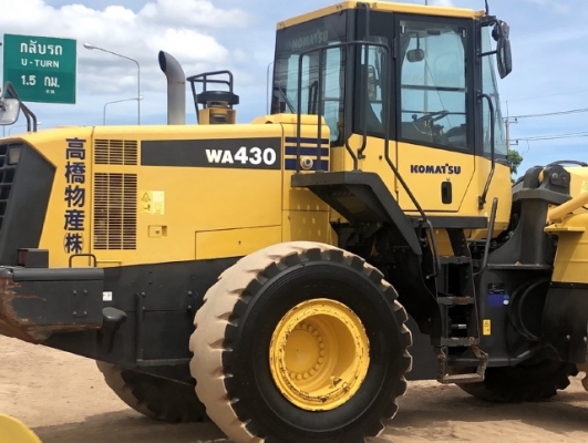 ขายรถตักล้อยาง KOMATSU WA430-6 นำเข้าเองจากญี่ปุ่น สวยพร้อมใช้ มีVDOการทำงานครับ ขายรถตักล้อยาง KOMATSU WA430-6 นำเข้าเองจากญี่ปุ่น สวยพร้อมใช้ มีVDOการทำงานครับ