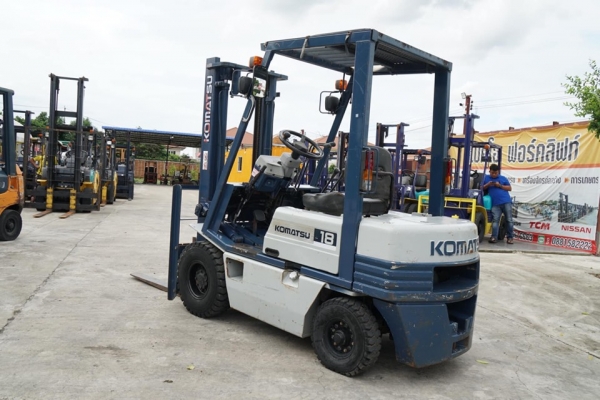 Komatsu FG18-15 ขนาดยก1.8ตัน เสายกสูง3เมตร เครื่องยนต์เบนซิล ไม่เคยใช้งานในไทย