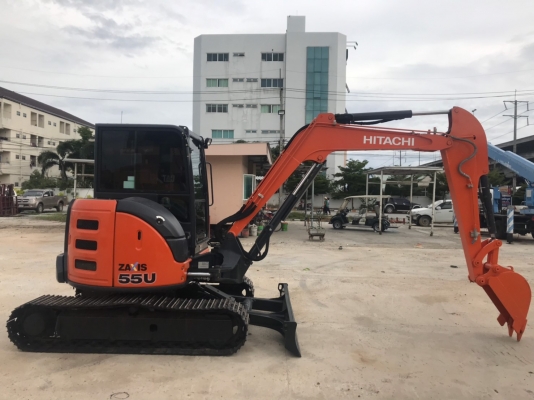 ขายรถขุด HITACHI ZX55U-5A ใช้งานเพียง 992 ชม. ดาวน์ 15\% ผ่อนสูงสุด 48 งวด แถมฟรี PM6000 ชม. ขายรถขุด HITACHI ZX55U-5A ใช้งานเพียง 992 ชม. ดาวน์ 15\% ผ่อนสูงสุด 48 งวด แถมฟรี PM6000 ชม.