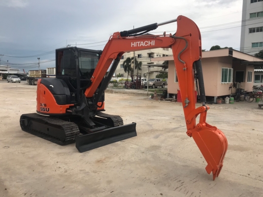 ขายรถขุด HITACHI ZX55U-5A ใช้งานเพียง 992 ชม. ดาวน์ 15\% ผ่อนสูงสุด 48 งวด แถมฟรี PM6000 ชม. ขายรถขุด HITACHI ZX55U-5A ใช้งานเพียง 992 ชม. ดาวน์ 15\% ผ่อนสูงสุด 48 งวด แถมฟรี PM6000 ชม.