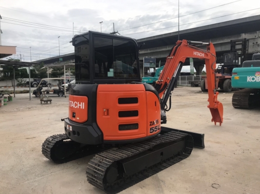 ขายรถขุด HITACHI ZX55U-5A ใช้งานเพียง 992 ชม. ดาวน์ 15\% ผ่อนสูงสุด 48 งวด แถมฟรี PM6000 ชม. ขายรถขุด HITACHI ZX55U-5A ใช้งานเพียง 992 ชม. ดาวน์ 15\% ผ่อนสูงสุด 48 งวด แถมฟรี PM6000 ชม.