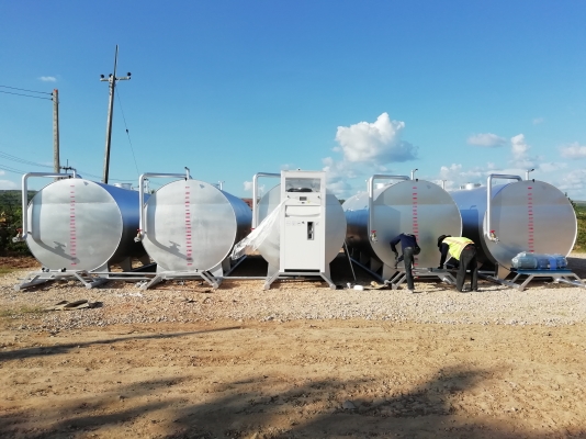 ขายถังน้ำมันใหม่ขนาด 20,000 ลิตร เหล็กหนา 4 มม.ผลิตเอง ราคาใบละ 65,000 บาท