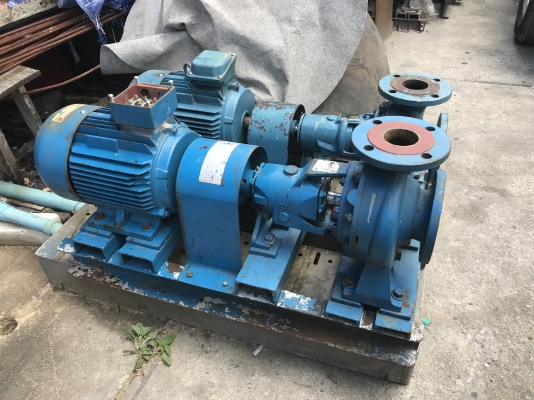 ขายปั๊มน้ำหอยโข่ง Calpeada made in Italy ขนาดเข้า 3นิ้ว ออก 2.5นิ้ว ใบพัดเหล็กหล่อ พร้อมมอเตอร์  10HP. 2800rpm. 380V สภาพสวย หมุนนิ่ม(ไม่มียางยอย) พร้อมใช้งาน มี 2ชุด ราคาชุดละ 13,000 บาท