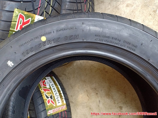SIAMES X1R 195/55R15 ยางใหม่ปี19 ลดราคาพิเศษ