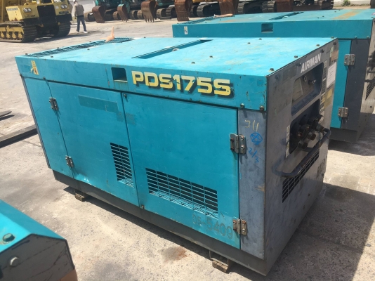 Airman PDS175S เครื่องปั๊มลม มือสองญี่ปุ่น_ 175CFM  โทร. 080-6565422 (หนิง)