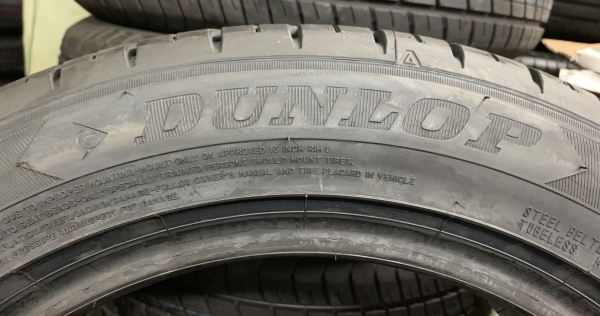 ยางใหม่ 205-55-16 Dunlop ปี 19 ใหม่ๆ สวยกริ๊บๆ