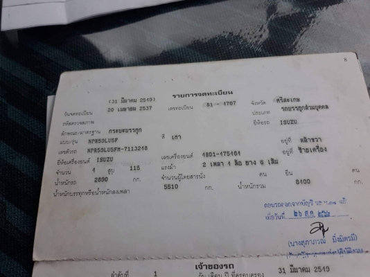 ขาย6ล้ออีซูซุNPR115 สั้งลุยNPR59LU5 FM ทะเบียนครบ ยาว4.30 แชชซีสวยเครื่องเดิม ขาย6ล้ออีซูซุNPR115 สั้งลุยNPR59LU5 FM ทะเบียนครบ ยาว4.30 แชชซีสวยเครื่องเดิม