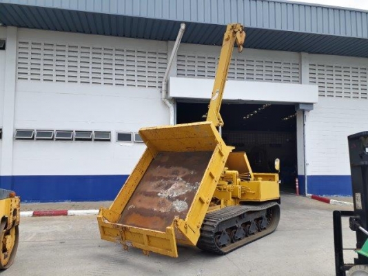 รถดั้มแทรคยาง MST600 ติดเครน 2 ตัน มือสองญี่ปุ่น