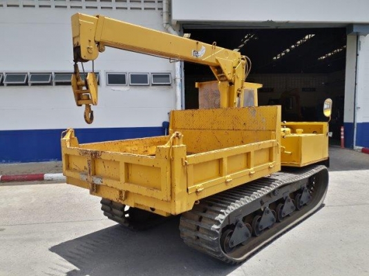 รถดั้มแทรคยาง MST600 ติดเครน 2 ตัน มือสองญี่ปุ่น