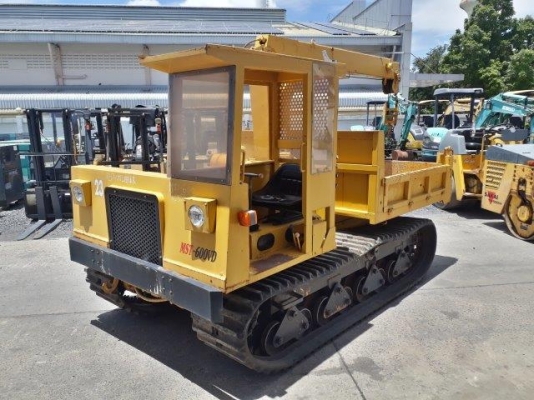 รถดั้มแทรคยาง MST600 ติดเครน 2 ตัน มือสองญี่ปุ่น