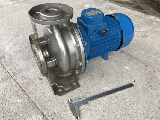 ขายปั๊มน้ำหอยโข่งหัวปั๊มสแตนเลส Ebara 3HP. 380V made in Italy ขนาดเข้า 2นิ้ว ออก 1.2นิ้ว สภาพสวยเดิมๆ หมุนนิ่ม พร้อมใช้งาน ราคา 8,200 บาท