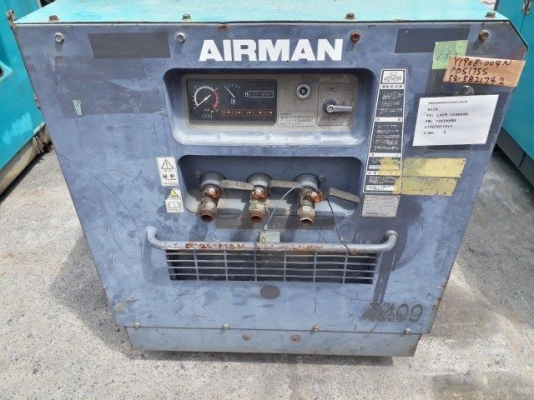 ปั้มลม AIRMAN PDS175S # 53-5B21742 0.7บาร์ มือสองญี่ปุ่น ปั้มลม AIRMAN PDS175S # 53-5B21742 0.7บาร์ มือสองญี่ปุ่น