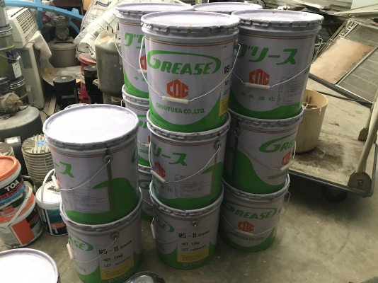 ขายจารบีเกรดคุณภาพสูง Chuoyuka made in Japan รุ่น MS-2 ใช้ในงานอุตสาหกรรมประกอบรถยนต์ ของใหม่ ราคาถังละ 1,800 บาท