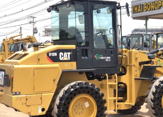 ขายรถตักล้อยาง CAT 910H นำเข้าเองจากญี่ปุ่น สภาพสวยพร้อมใช้ มีVDOการทำงานครับ