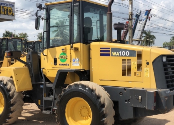 ขายรถตักล้อยาง KOMATSU WA100-5 แขนยาวพิเศษ นำเข้าเองจากญี่ปุ่น สภาพสวยพร้อมใช้ มีVDOการทำงานครับ