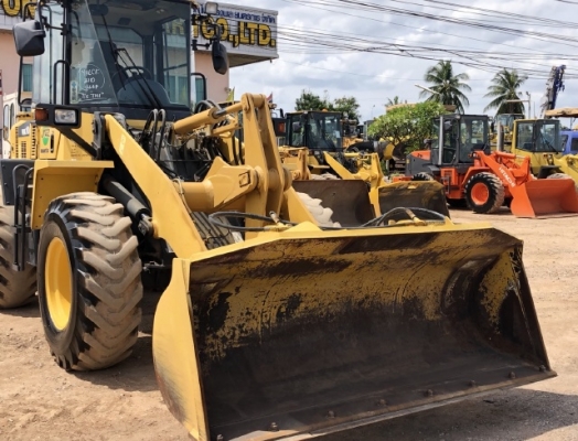 ขายรถตักล้อยาง KOMATSU WA100-5 แขนยาวพิเศษ นำเข้าเองจากญี่ปุ่น สภาพสวยพร้อมใช้ มีVDOการทำงานครับ