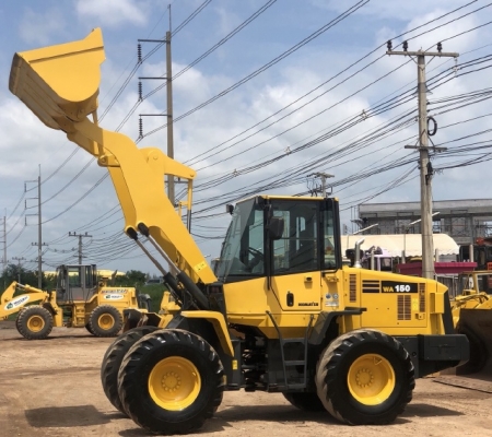 ขายรถตักล้อยาง KOMATSU WA150-5 แขนยาวพิเศษ นำเข้าเองจากญี่ปุ่น สภาพสวยพร้อมใช้ มีVDOการทำงานครับ