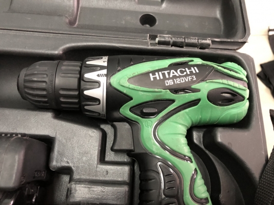 สว่านไร้สาย 12v HITACHI Driver Drill Kit with Flashlight DS12DVF3 สว่านไร้สาย 12v HITACHI Driver Drill Kit with Flashlight DS12DVF3