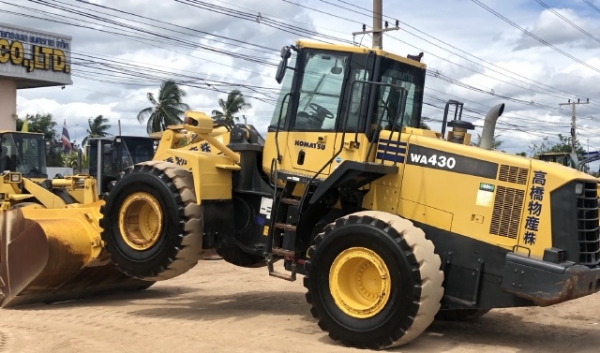 ขายรถตักล้อยาง KOMATSU WA430-6 นำเข้าเองจากญี่ปุ่น สภาพสวยพร้อมใช้ มีVDOการทำงานครับ