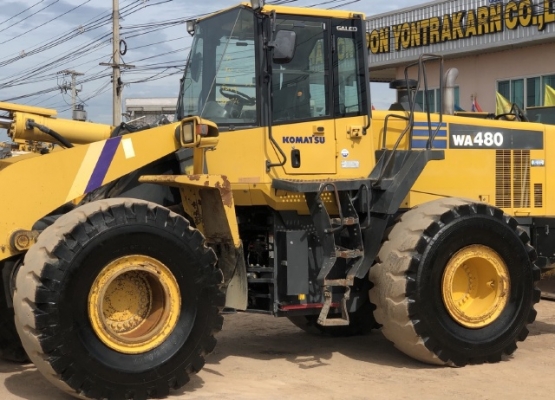 ขายรถตักล้อยาง KOMATSU WA480-6 นำเข้าเองจากญี่ปุ่น สภาพสวยพร้อมใช้ มีVDOการทำงานครับ