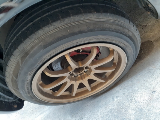 ล้อ ce28 งานแท้ Rota ขอบ 18 กว้าง 10 นิ้ว 5รู /114-100 พร้อมยาง Dunrop 225/60