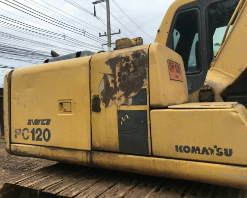 ขายKOMATSU PC120-6 เอกสารเล้มทะเบียนราคา 750,000